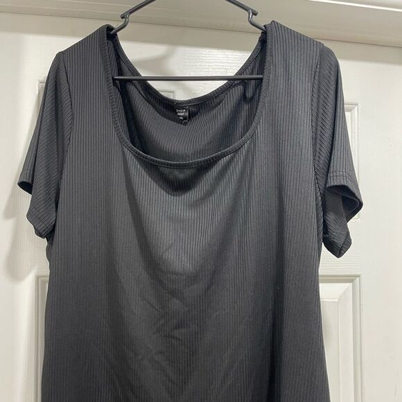 Black shortsleeve top SHEIN curve size 4xl - Picture 1 of 5
